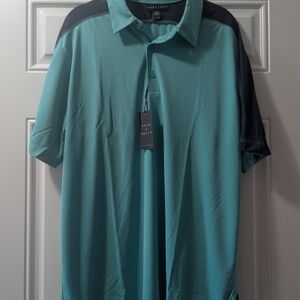 Fairway & Greene Men's Teal Polo Golf Shirt